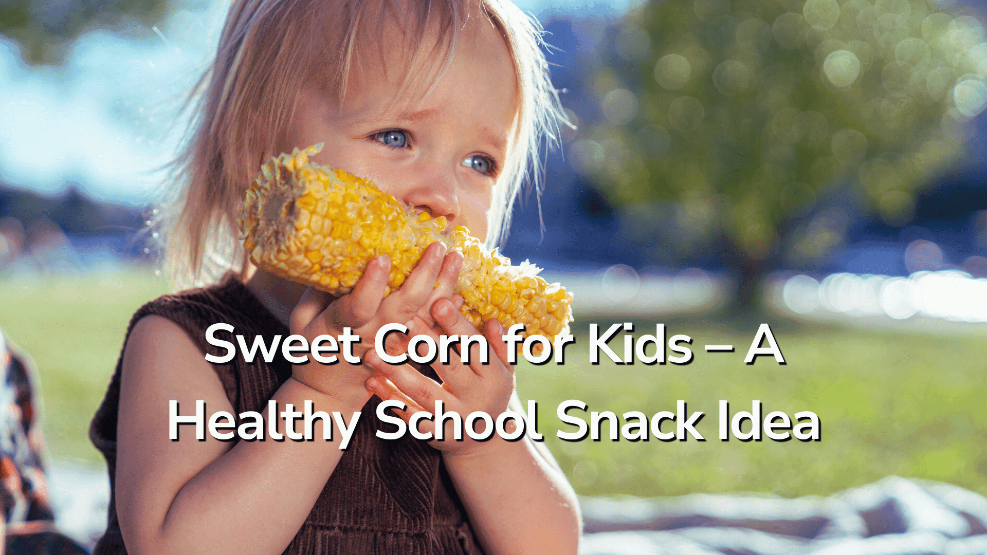 Sweet Corn for Kids – A Healthy School Snack Idea